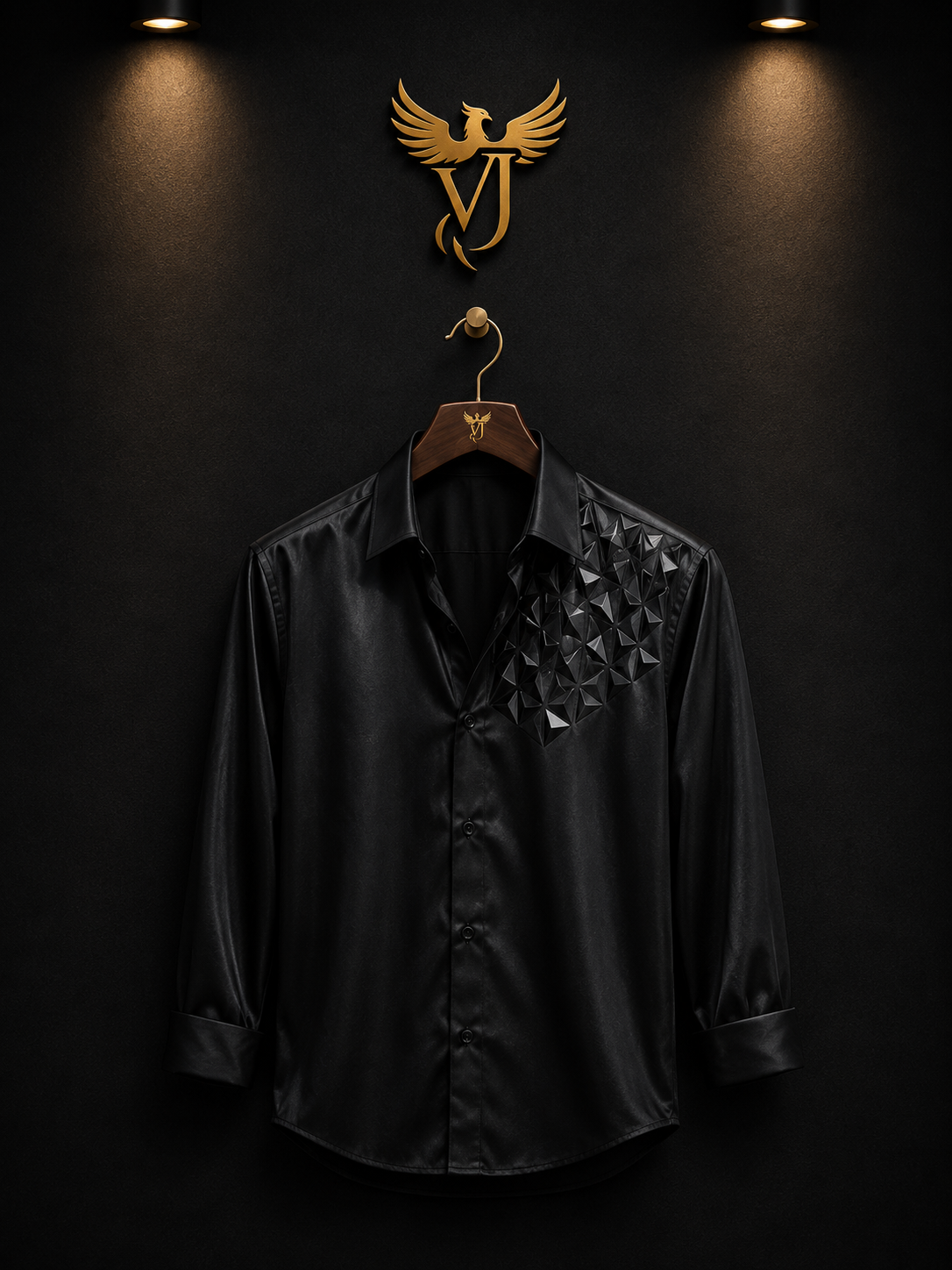 JVings Noir Prism Satin Shirt – Limited Edition