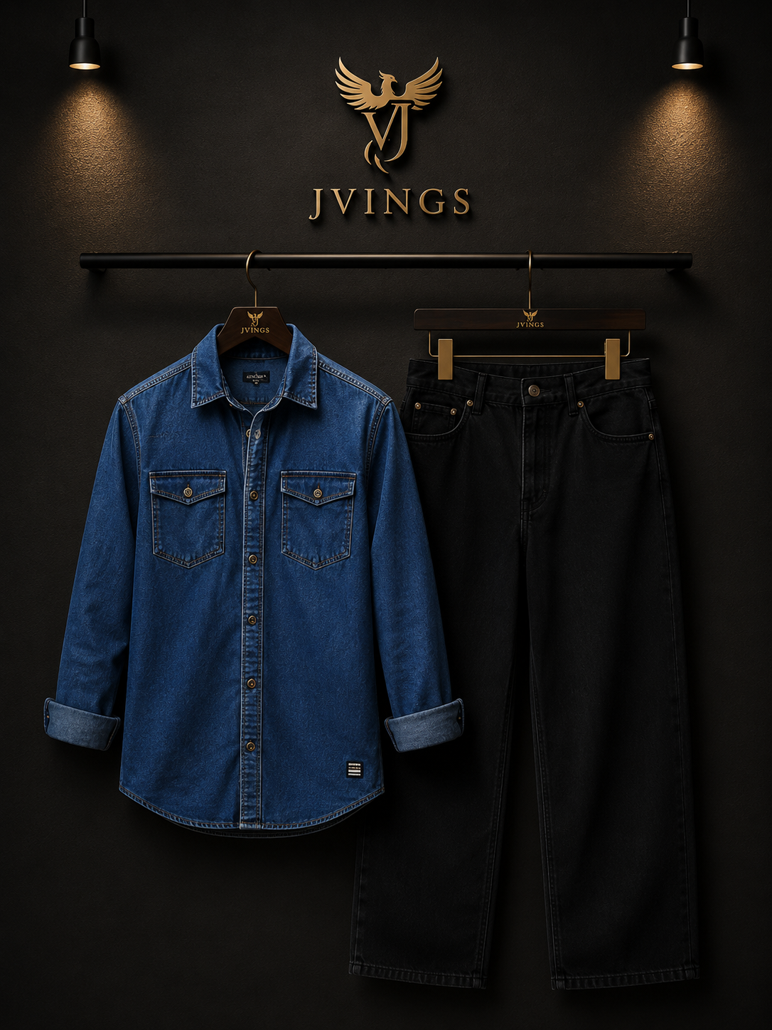 JVINGS Noir Denim Duo